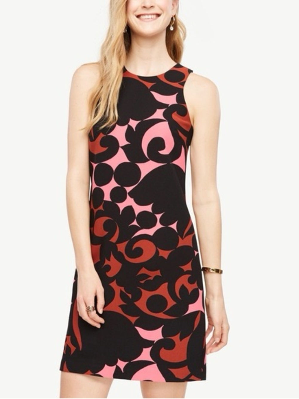 Ann Taylor Tulip Halter Shift Dress